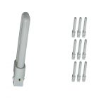 Confezione Multipack 10x Osram Dulux S 7W 840 | Bianco Freddo - 2-Pin