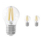 Multipack 3x Calex Smart Spherical LED Bulb E27 4,5W 450lm 1800-3000K Filament | Tuya Wifi
