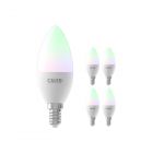 Fordelspakke 5x Calex Smart Kerte LED Pære E14 5W 470lm 2200-4000K RGB + CCT | Tuya Wi-Fi