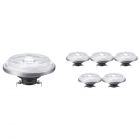 Lot 6x Philips LEDspot ExpertColor G53 AR111 (MASTER) 15W 930 24D | Dimmable - Meilleur rendu de couleur - Remplacement 75W