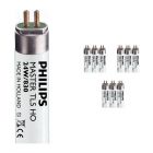Monipakkaus 10x Philips TL5 HO 24W 830 (MASTER) | 55cm - Lämmin Valkoinen