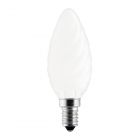 Standard Glühlampe Kerze verdreht Matt BF35 E14 60W 230V