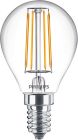 Philips Classic LEDLuster E14 P45 4.3W 827 Clear | Extra Warm White - Replaces 40W