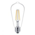 Philips Classic LEDbulb E27 Edison 7W 827 Clear | Replaces 60W