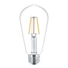 Philips Classic LEDbulb E27 Edison 4W 827 Clear | Replaces 40W