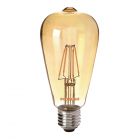 Sylvania ToLEDo Retro Edison E27 ST64 4W Goud | Vervangt 35W