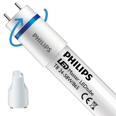 Philips Ledtube Em Uo 24w 865 150cm Master Lumiere Du Jour Starter Led Incl Substitut 58w Lampesdirect