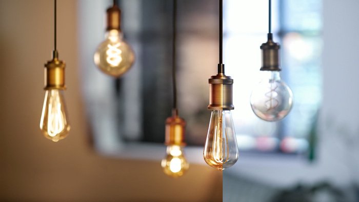 Philips Vintage LED aan / uit