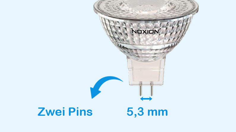 Aufbau einer GU5.3 Lampe