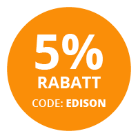 5 % Rabatt Code Edison